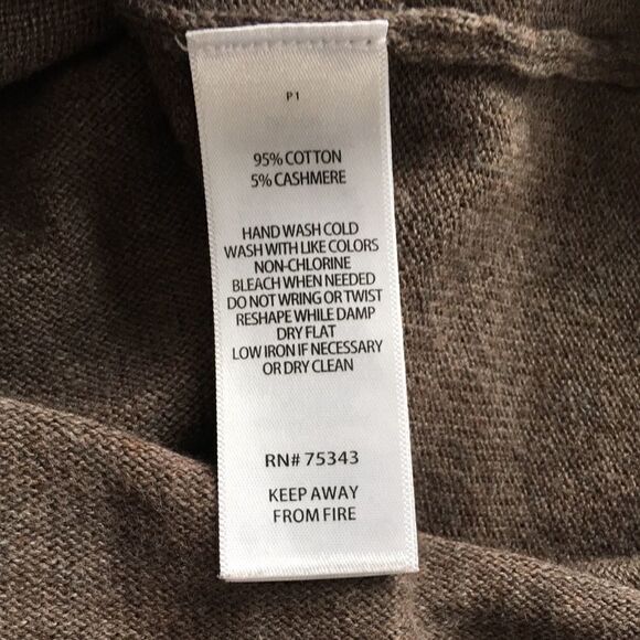 Cynthia Rowley brown scoop neck sweater tunic | Size Medium - Picture 7 of 8